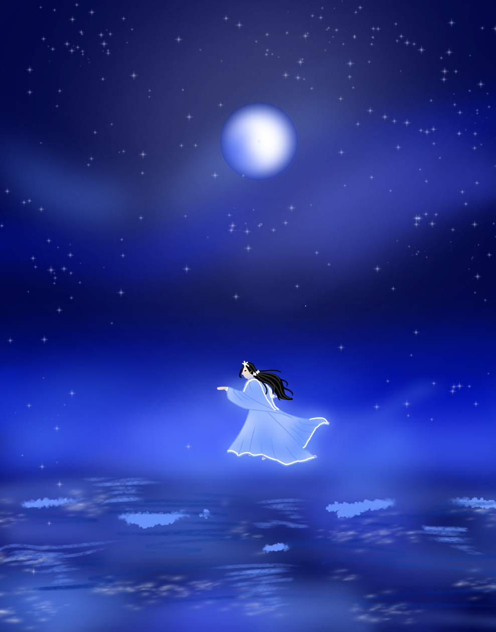 Blue moon - ibisPaint