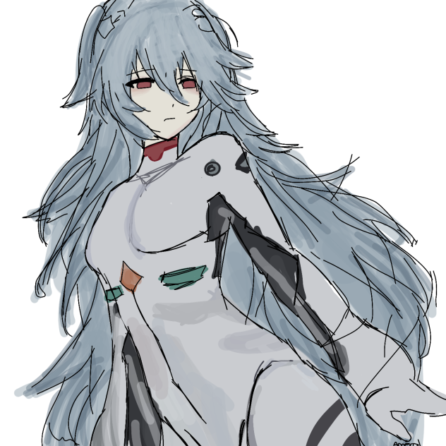 rei ayanami from Neon Genesis Evangelion - ibisPaint
