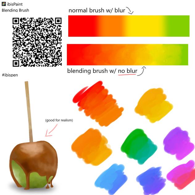 realistic blending brush