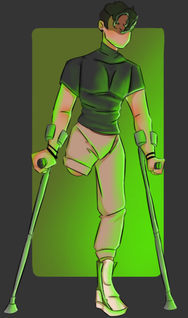 Xavior In a Mysterious Green Light