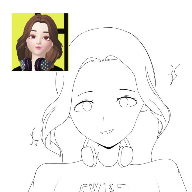 my sister's zepeto character picture