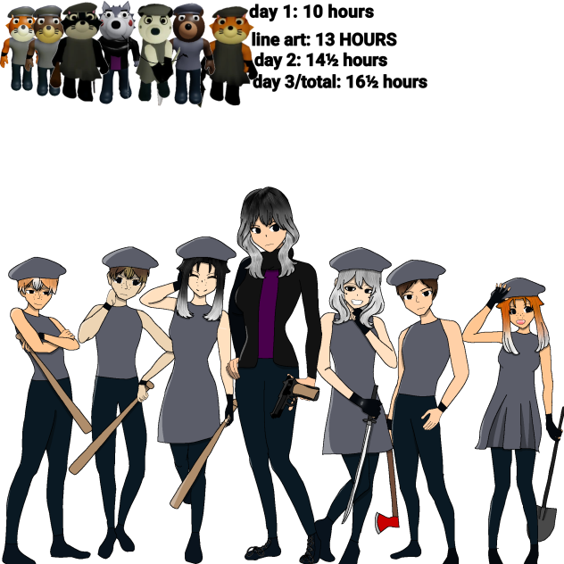 T.S.P. as humans! (200th special!)