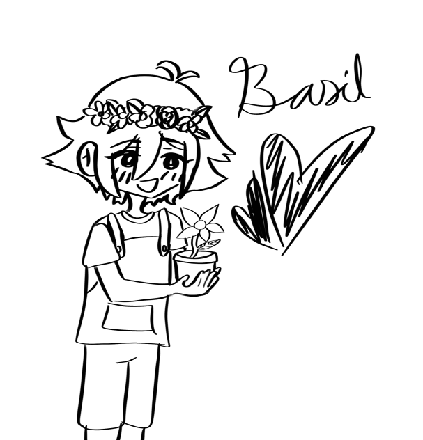 Basil doodle!