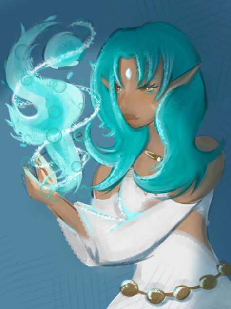 Magic girl fanart