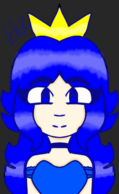 Blue rainbow friends
