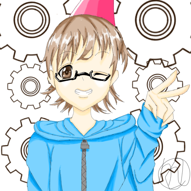 自画像(アニメ風） - ibisPaint