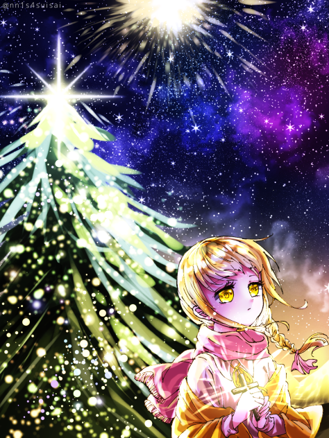 明かに星は煌めき
