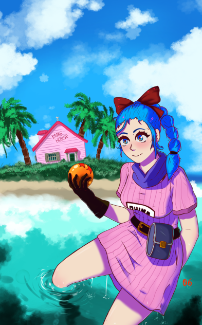A fanart of Bulma