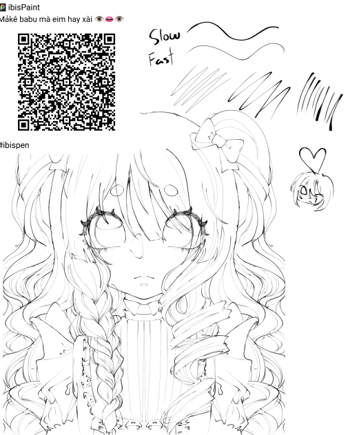 Lineart Brush not mine !