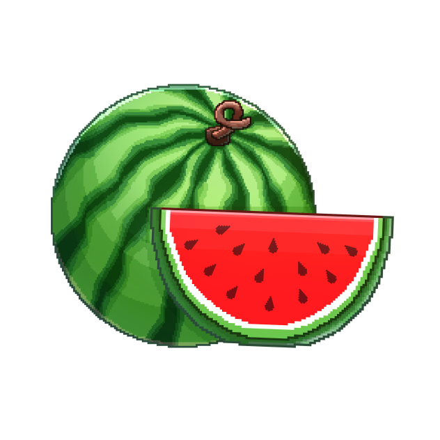 Watermelon (pixel) 01
