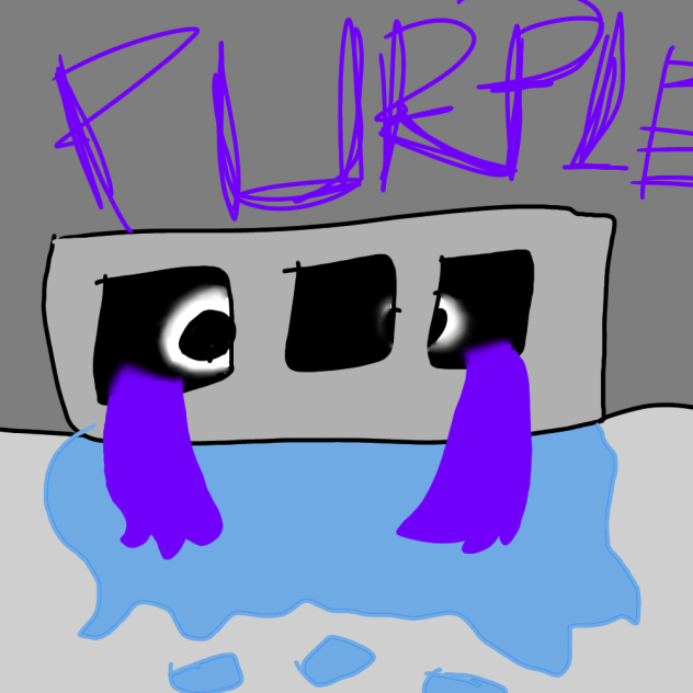 Rainbow friends purple