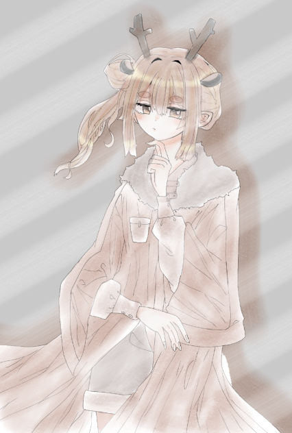 しぃさんの線画