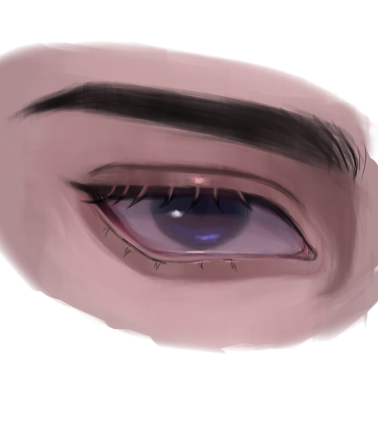 Tried the Kooleen eye tutorial ibisPaint