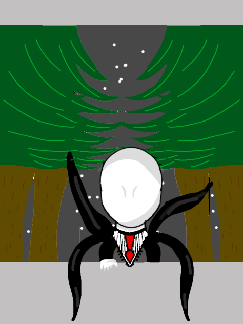 slenderman but something Is Wrong