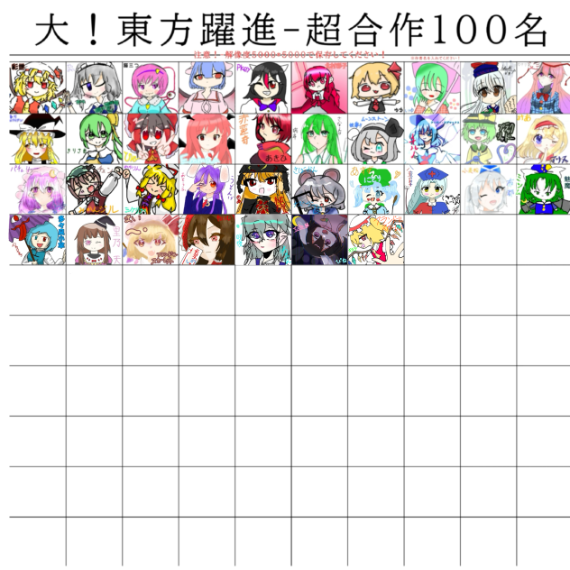 東方合作ぅ！！