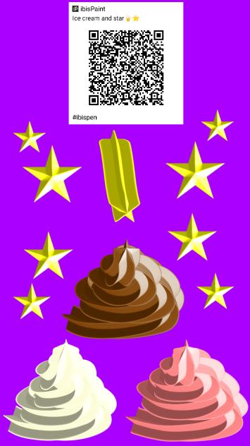Ice cream and star 🍦⭐