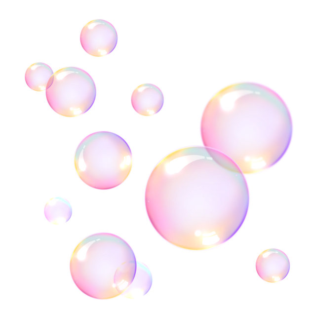 buble effect transparant