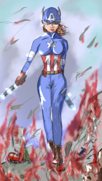 キャプテンxウィドウ