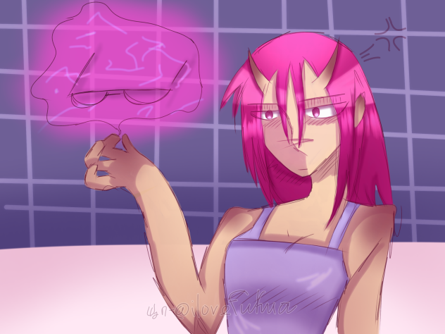 Rula hates glasses