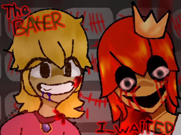 The backer peach and I_WAITED peach