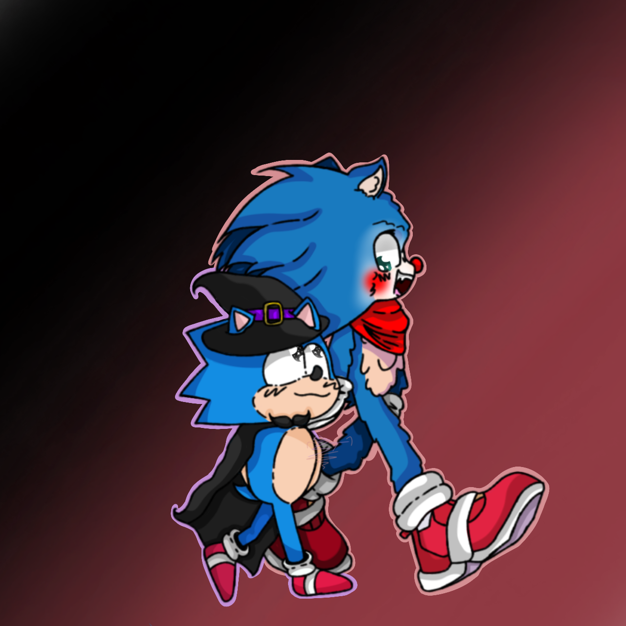 classic & movie sonic (finished) - ibisPaint