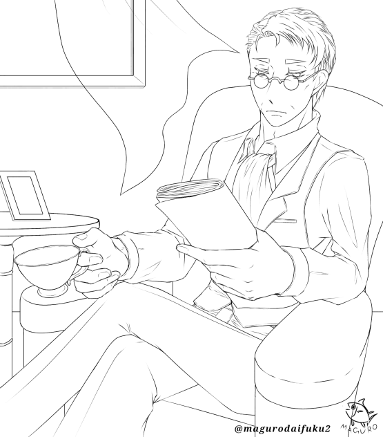 Afternoon Tea線画