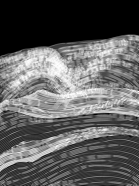 Sea of uncertainty, emotion background