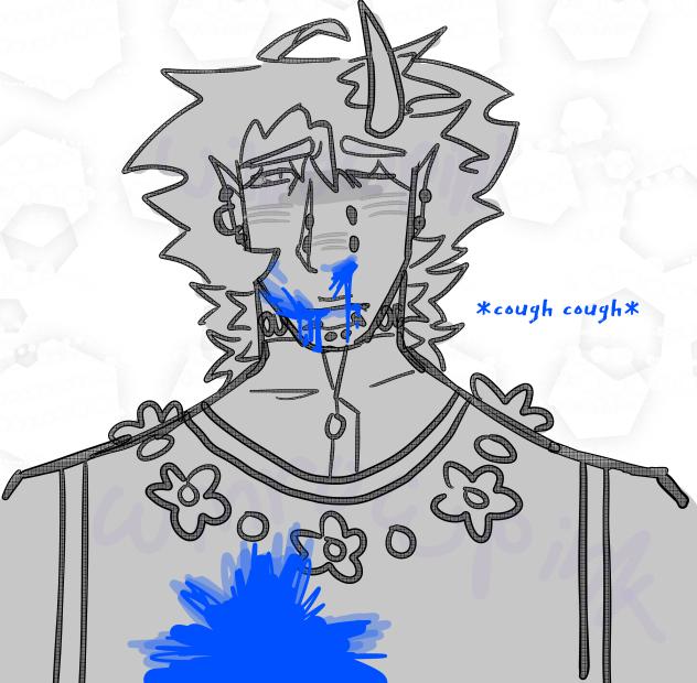 TW badly drawn blue blood