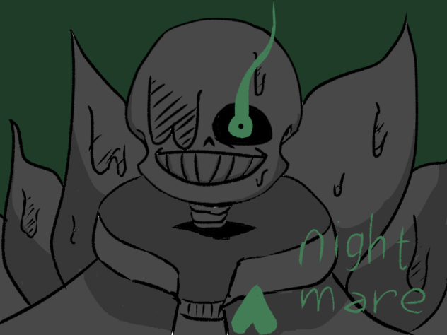 nightmare sans - ibisPaint