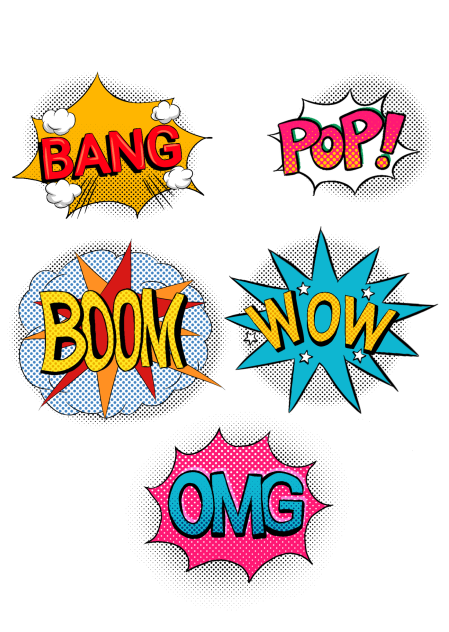 Retro pop art sticker - ibisPaint