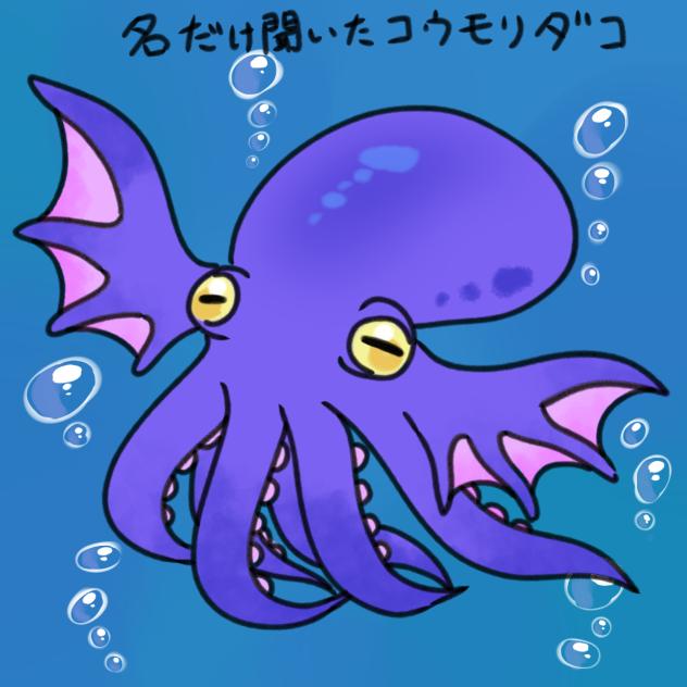 想像のコウモリダコ