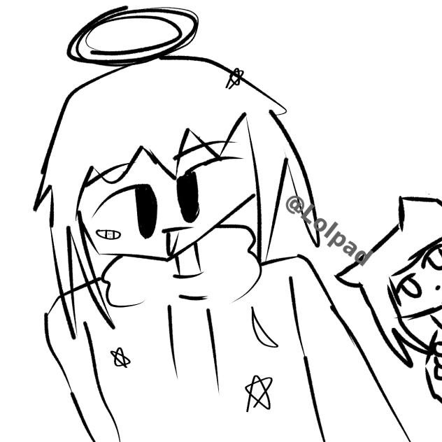 Lune taking a selfie