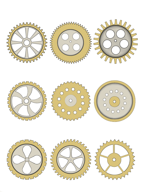 Material - Gear Models Gold version