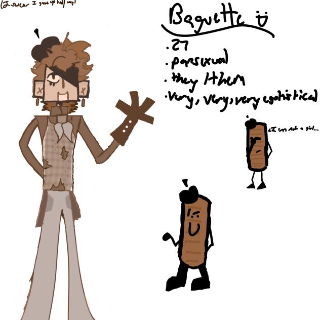 Untitled100! (Baguette humanised!)