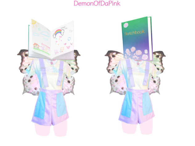 Pastel transparent (open and closed)