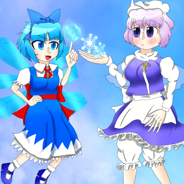 チルノとレティに涼しくしてもらおう