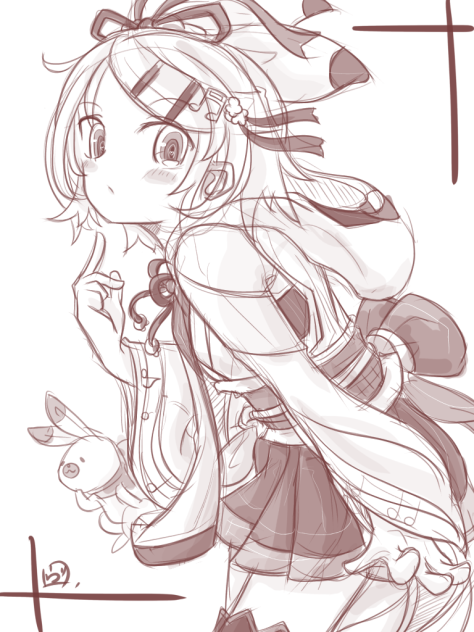 タンチョウ巫女　リンちゃん。