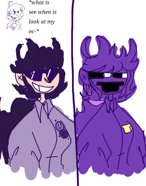 WHY DOES MY OC REMIND ME OF PURPLE GUY-