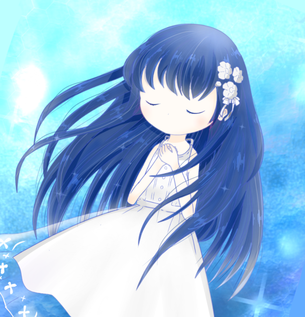 マリンスノーの花束を After the Rain - ibisPaint