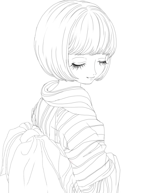 SDドール線画