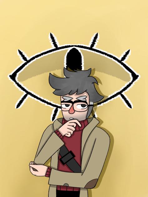 Old man with extra fingers