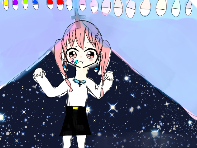 #れなの絵をリメイクせよ