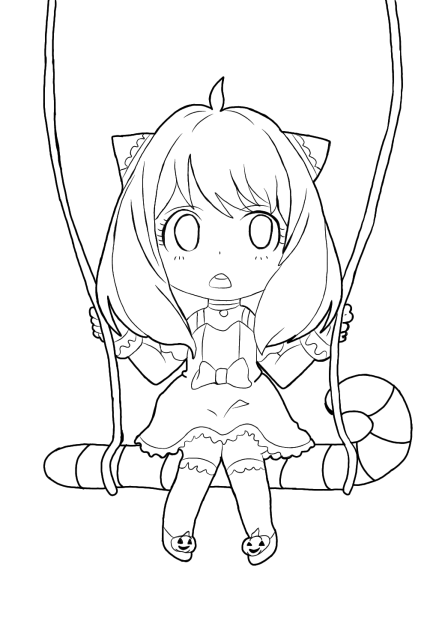 Happy Halloween 🍭 Lineart