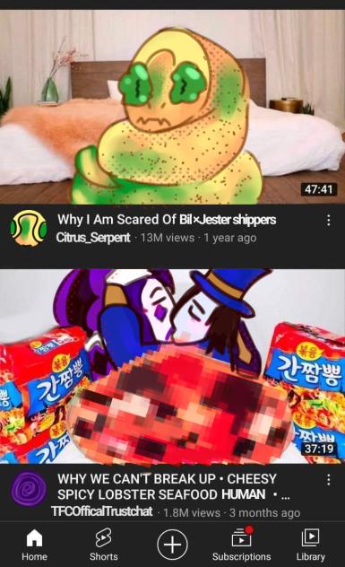 YouTube FYP be wild, huh