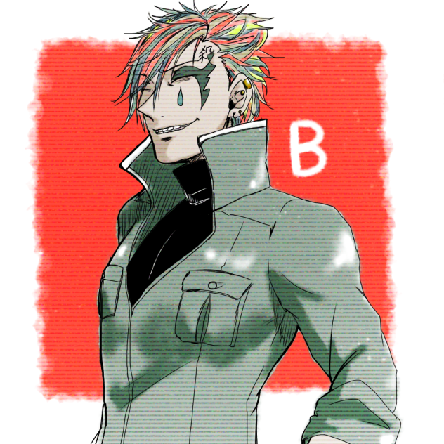 B