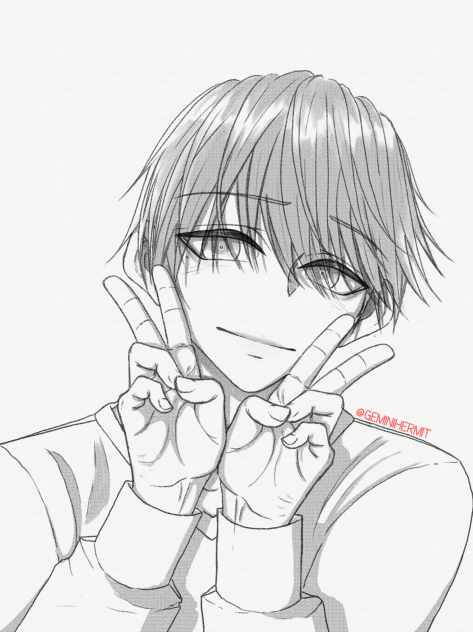 Pose “pencil” sketch