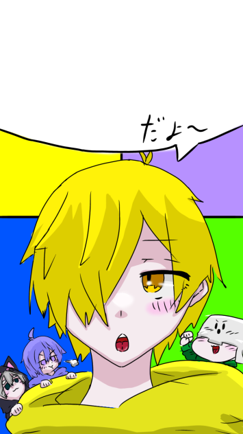 日常組、ロック画面用。