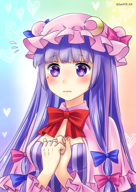 #リプ来た番号の表情を描く 1-G パチュリー