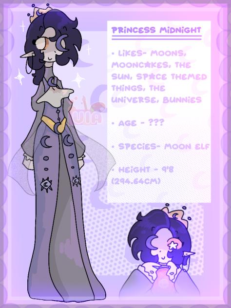 Princess Midnight reference sheet
