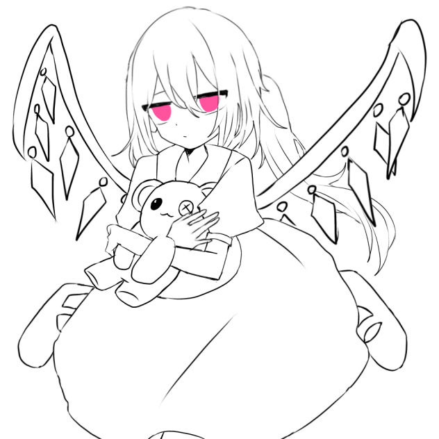 フランちゃん　（線画）